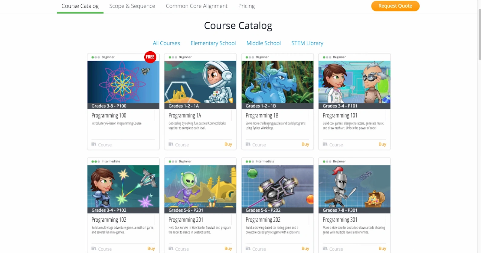 Tynker Courses